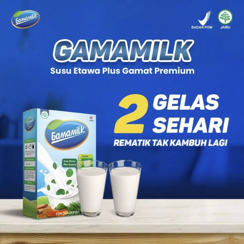 

TERLARIS SUSU ETAWA PLUS GAMAT GAMAMILK - Solusi Atasi Masalah Sendi & Tulang
