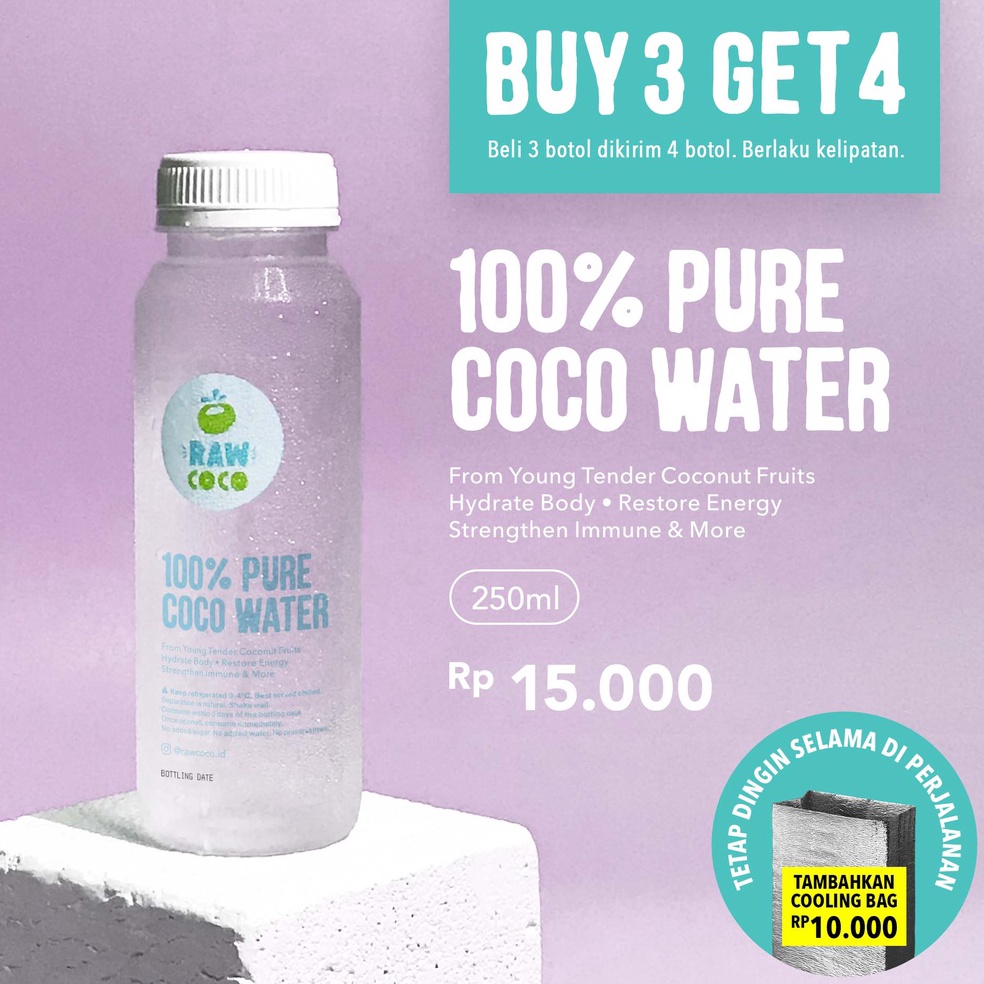 

Coco Water 250ml — Air Kelapa Muda Murni 63