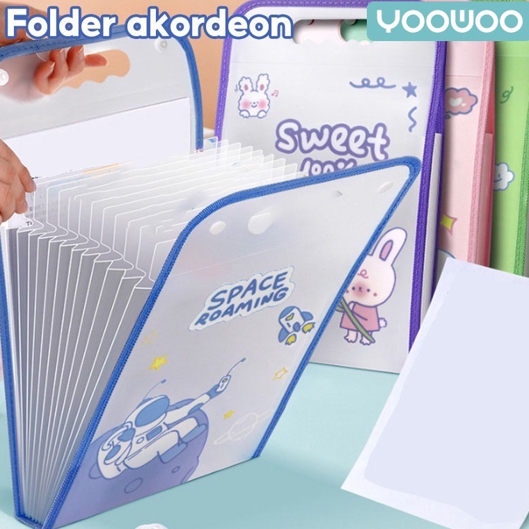 

Star 9.9 YooWoo File Organizer / penyimpanan berkas / folder portable / tempat kertas ujian