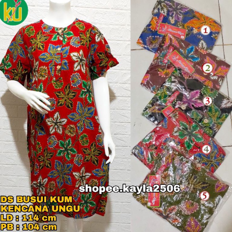 Stok Terbatas.. DASTER KENCANA UNGU BUSUI KUM/DASTER BUSUI/DASTER KENCANA UNGU ASLI/BATIK KENCANA UN