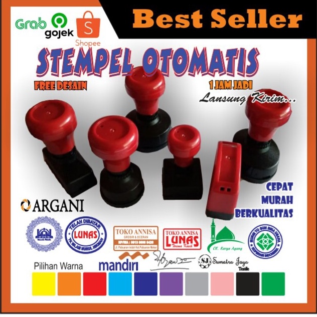 

[KODE ERTML] Stempel otomatis atau stempel warna murah dan berkualitas