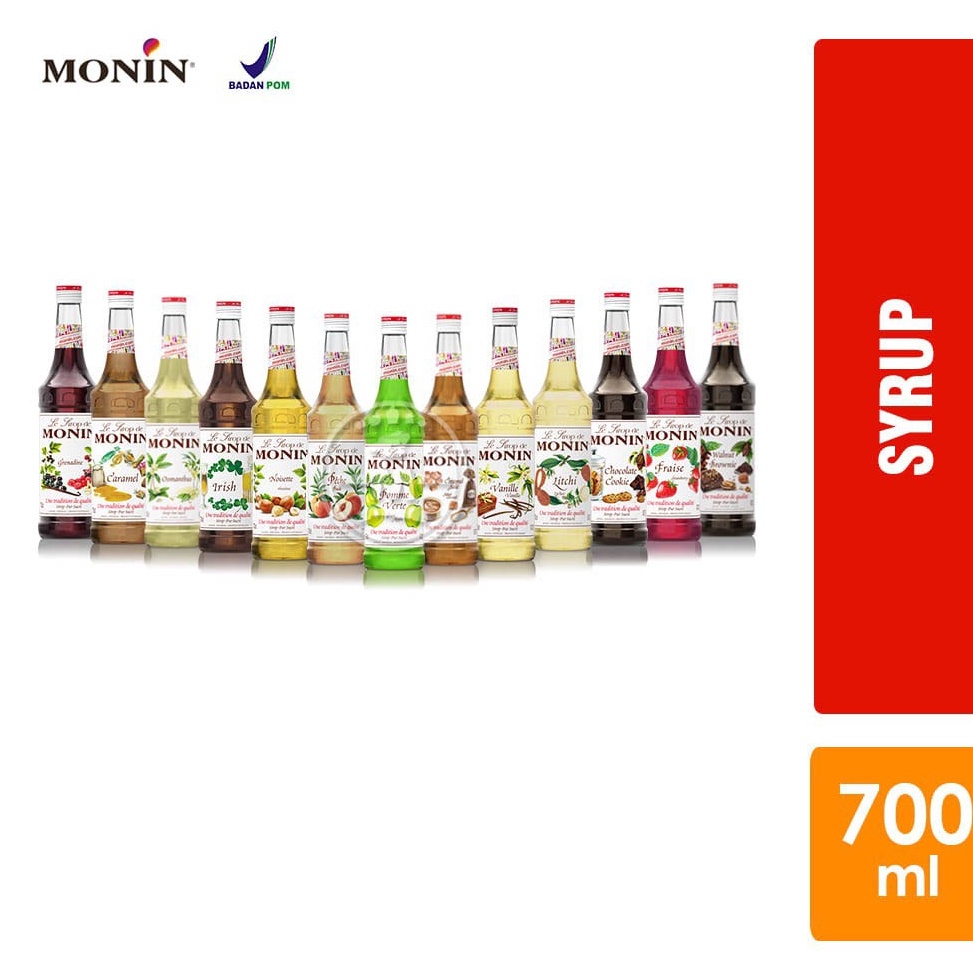 

[KODE 7CZ0T] Monin Syrup / Sirup Monin All Varian [Botol 700 ml]