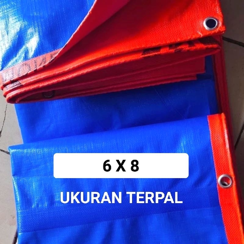 TERPAL JUMBO ECERAN A12 UKURAN 6X8 TERPAL TEBAL