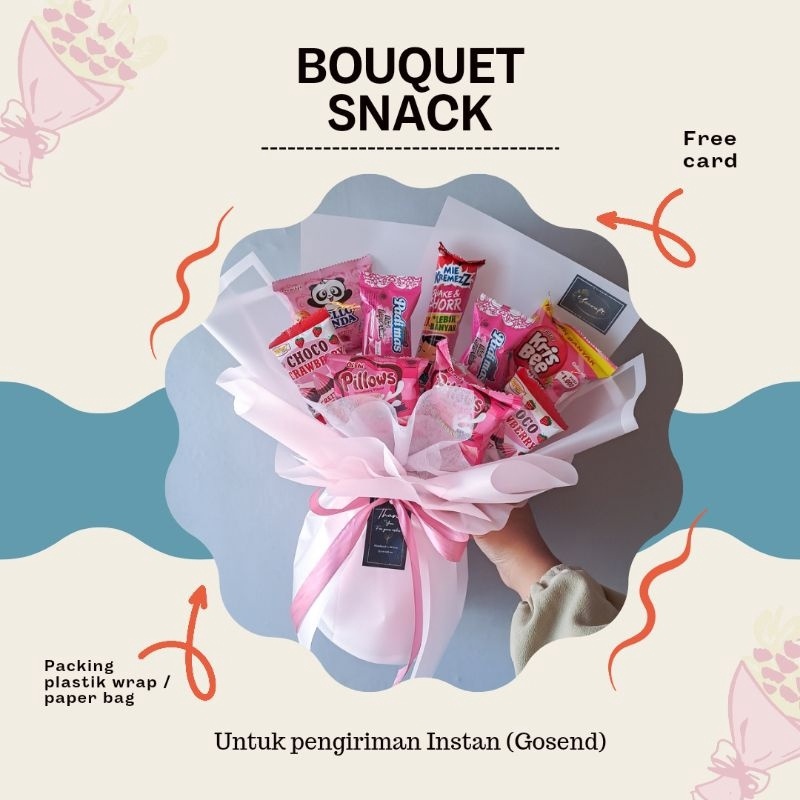 

Ready Stok SNACK BOUQUET | BUKET SNACK | BUKET MAKANAN | BUKET SNACK HEMAT BUDGET serbuuu !