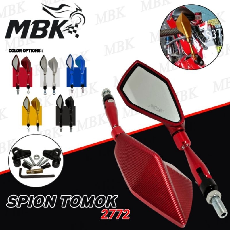 Spion Tomok kecil 2772 universal - Spion Tomok 2772 Variasi Gagang CNC Mini Beat Vario Scoopy
