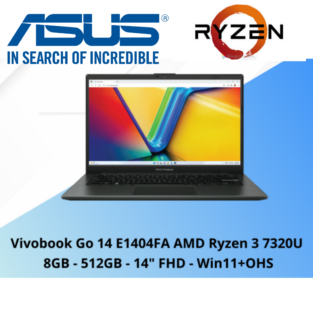 LAPTOP ASUS E1404FA ORIGINAL GARANSI RESMI