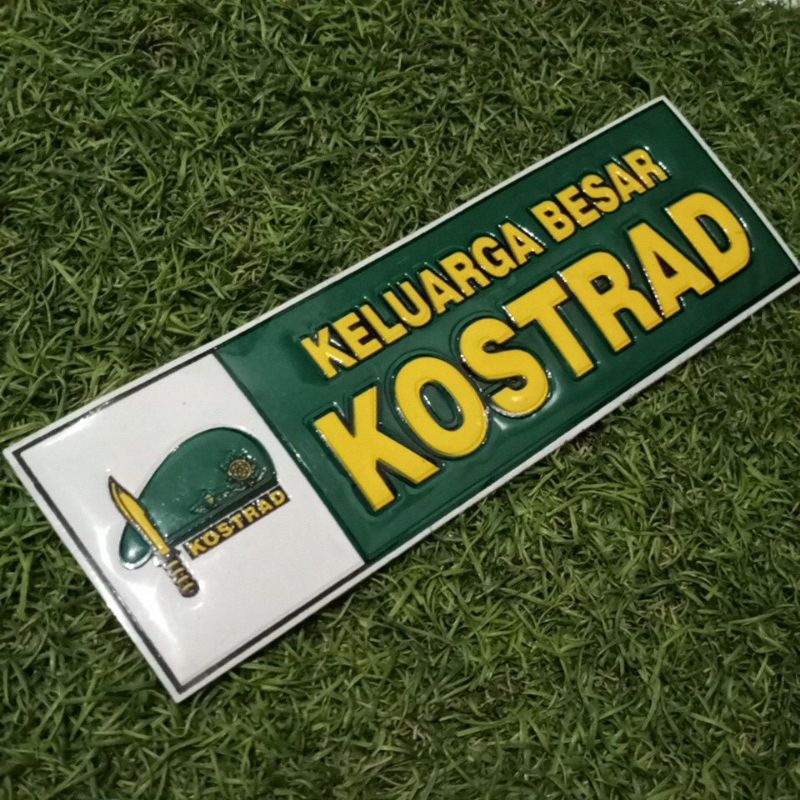 

stiker embos keluarga besar KOSTRAD/stiker unik