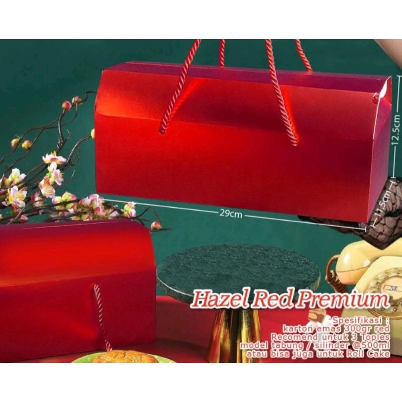 

BOX HAZEL BOX HAMPERS BOX TOPLES KUE BOX BOLU GULUNG BOX KUE NATAL MERRY CHRISTMAS IMLEK LEBARAN IDUL FITRI KOTAK BOLU GULUNG BOX BROWNIES