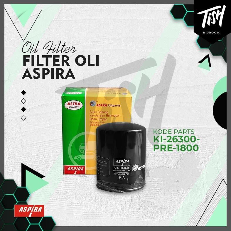 Aspira KI-26300-PRE Filter Oli Hyundai H1 Sedona Oil Filter