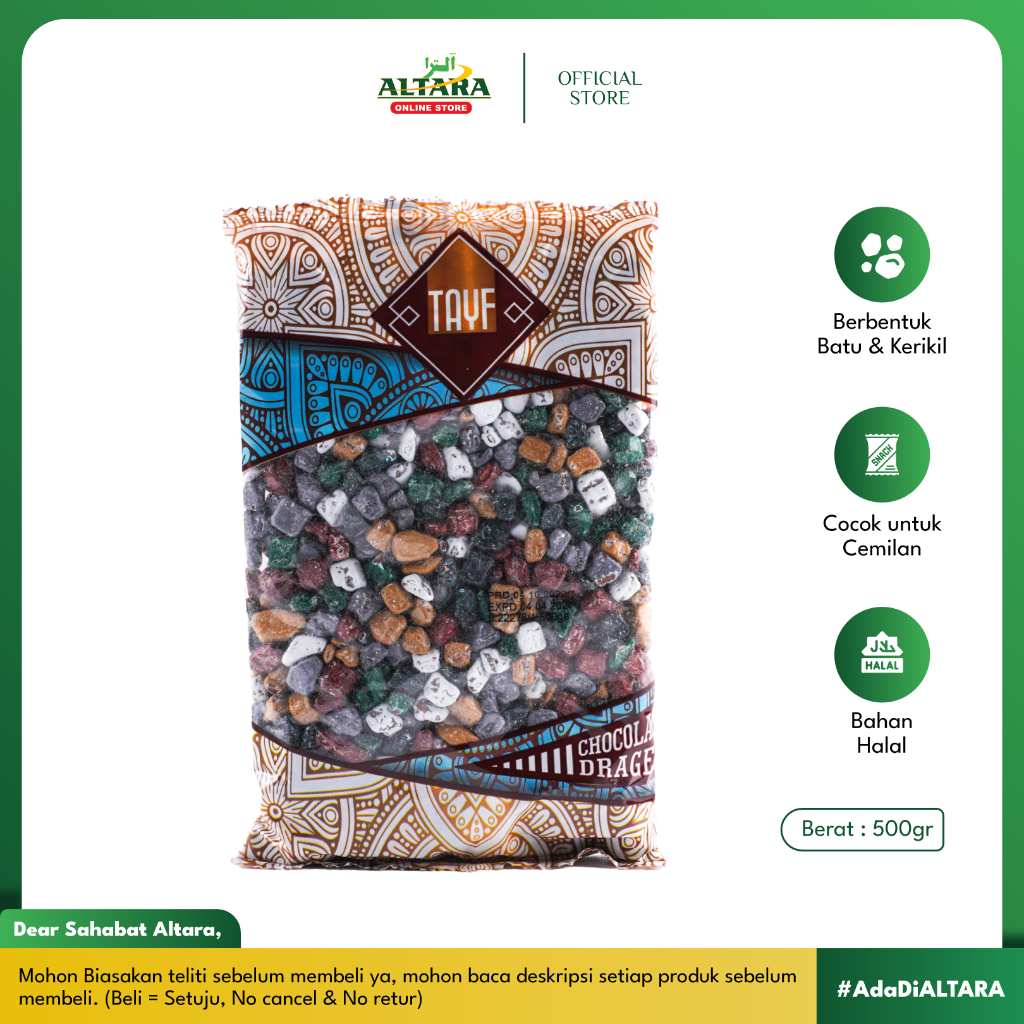 

Coklat Kerikil Tay Stone Chocolates 500gr