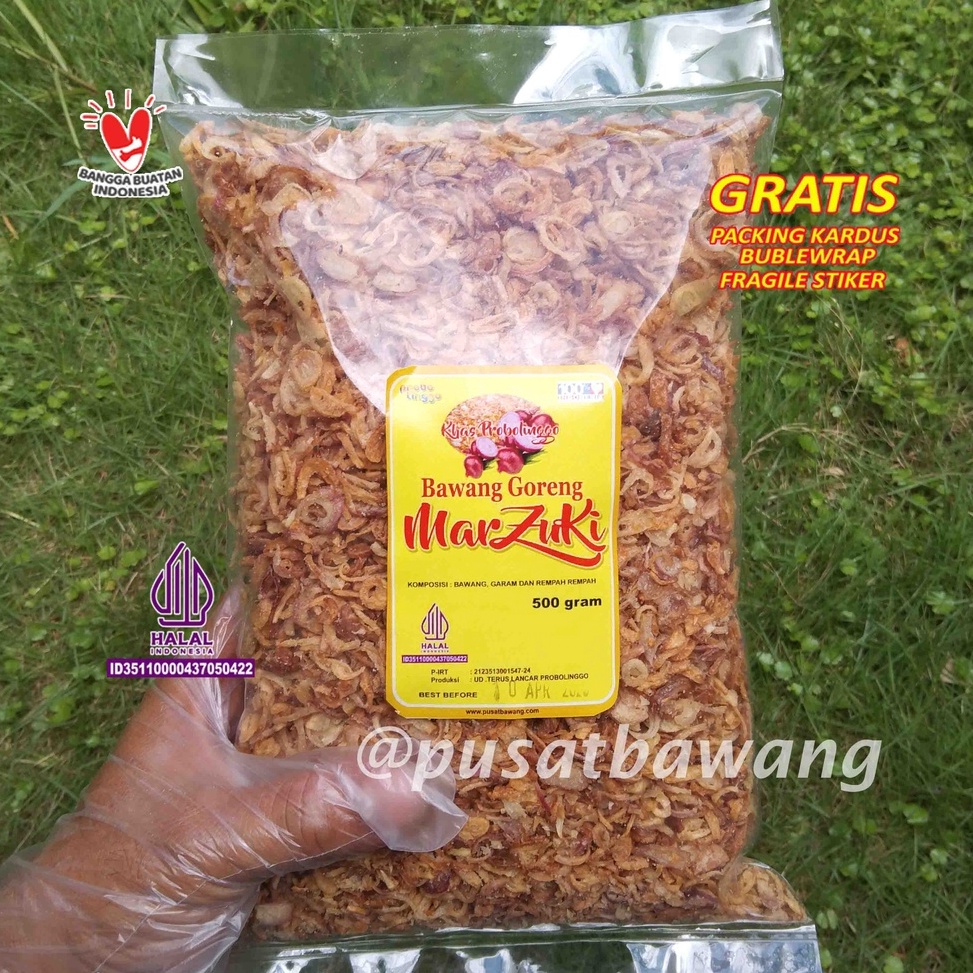 

☊ bawang goreng asli probolinggo 500 gr ijzaj