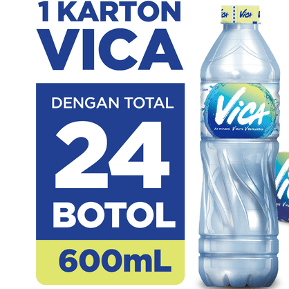 

NEW!! MINERAL VICA 600ml x 24pcs / DUS