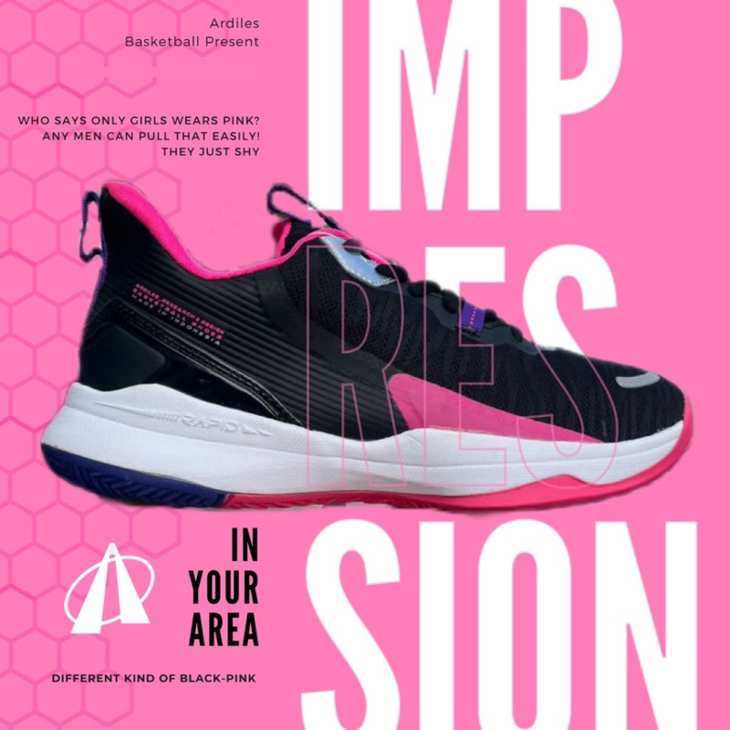 Ardiles Impression / Sepatu Basket Ardiles Original / Sepatu Olahraga Pria Wanita Ori
