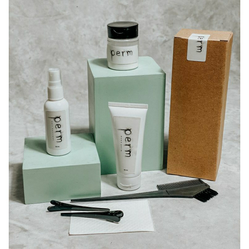 down perm / korea premium down perm / cream down perm / korea downperm