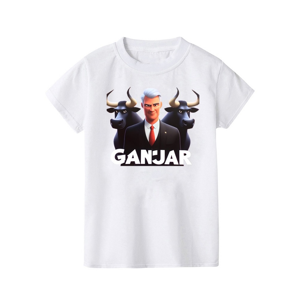 Kaos Pilpres Lucu dan Aesthetic GANJAR BANTENG SANGAR