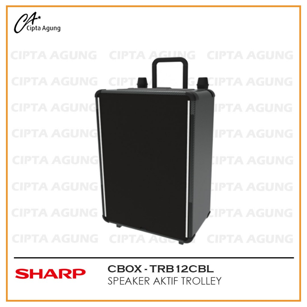 SHARP SPEAKER ACTIVE TROLLEY SERIES CBOX TRB-12CBL / CBOX TRB12CBL