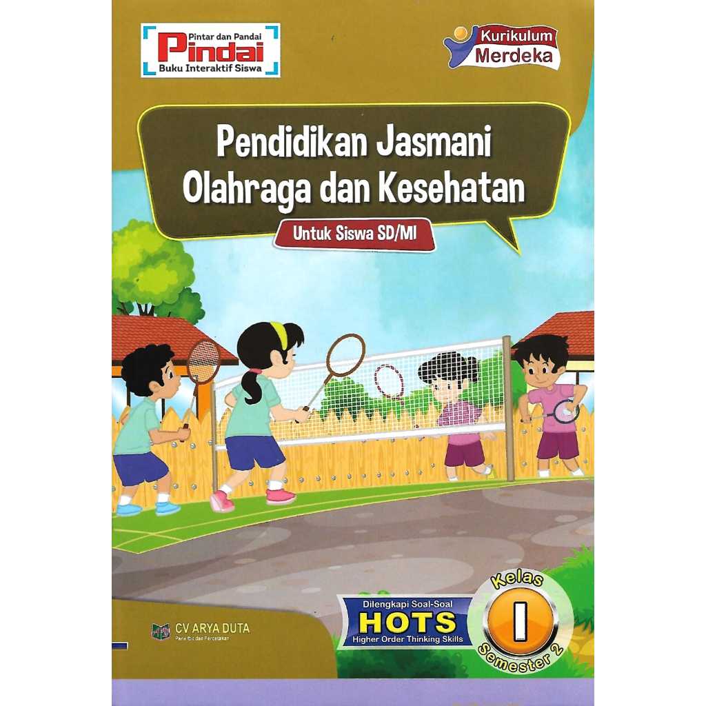 Buku LKS PJOK kurikulum Merdeka Kelas 1 SD/MI Semester 2