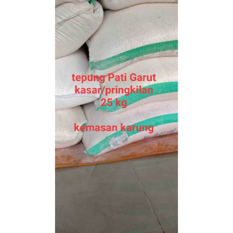 

tepung Pati Garut asli