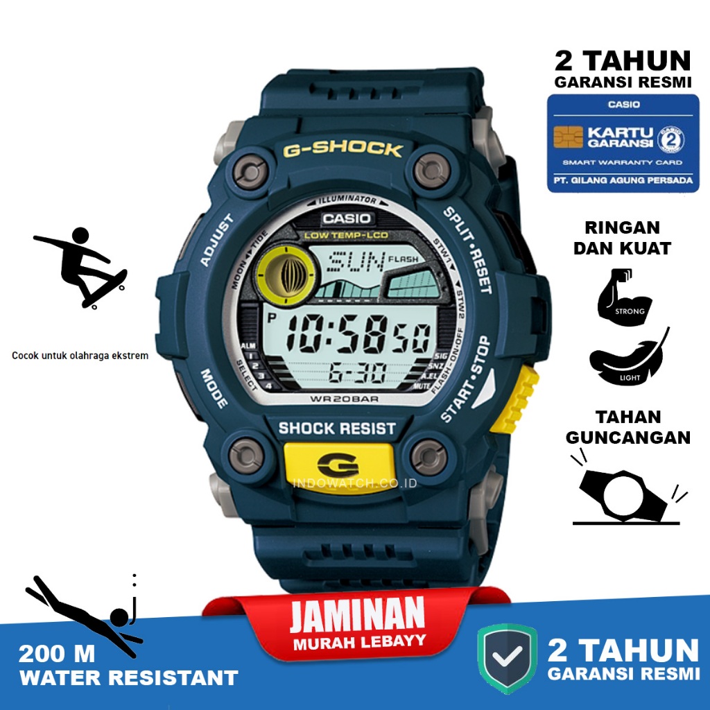 Casio G-Shock G-7900-2 g shock g7900 g 7900 original garansi resmi