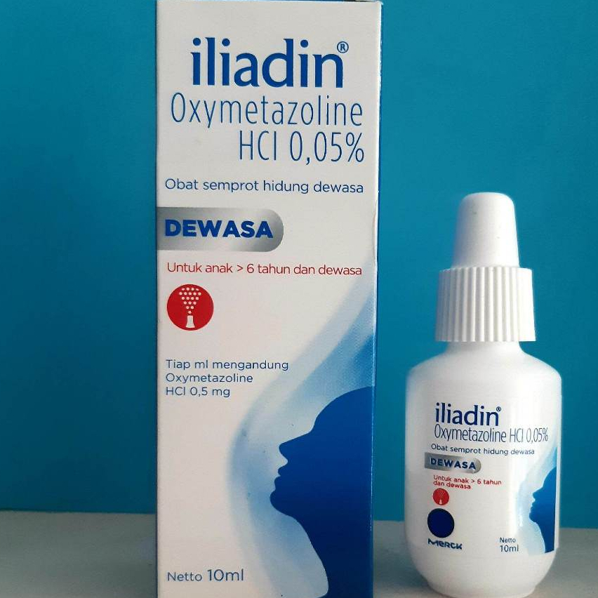 ILIADIN TETES HIDUNG DEWASA 10ML / TETES HIDUNG DEWASA 6 TAHUN LEBIH