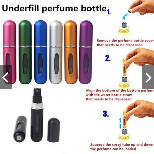 Botol Parfum Refill Mini isi ulang Refill 5ml Botol Parfum Travel Isi Ulang Botol Parfum Travel 5ml