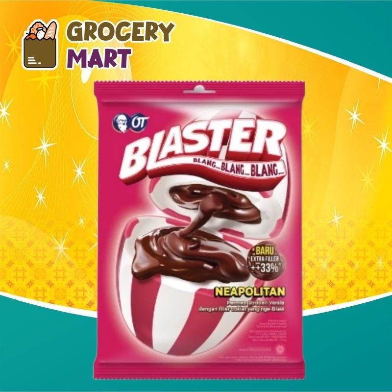 

Permen BLASTER Rasa Stoberi Vanilla 125gr -1 BUNGKUS