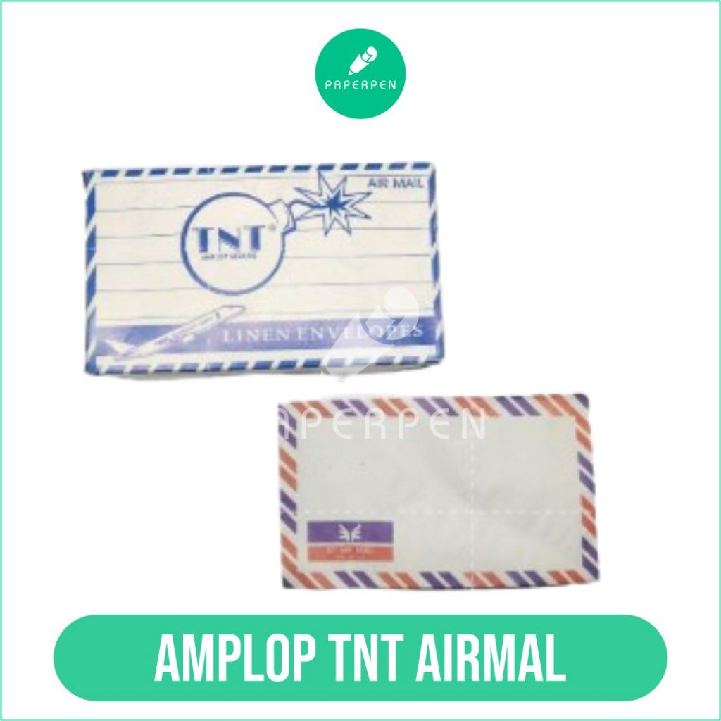 

AMPLOP TNT AIRMAIL/AIRMAL/AMPLOP PUTIH KERTAS