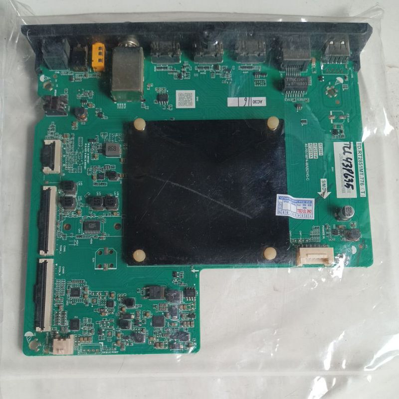 mainboard-mobo-motherboard tv tcl 43p635 - mb rv tcl 43p635 - mesin tv tcl 43p635