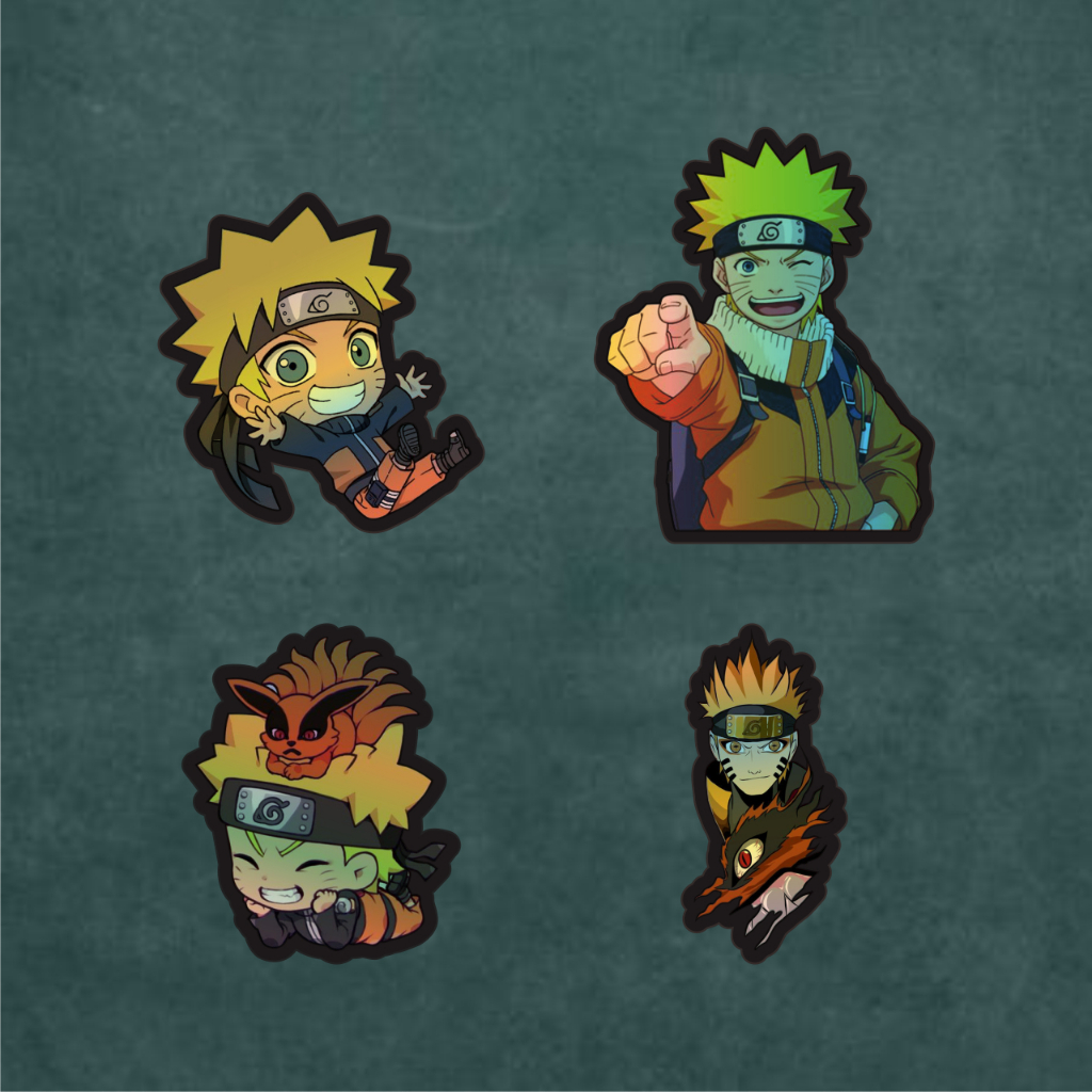 

Stiker Anime Hologram Uzumaki Naruto Naruto Case Hp dan Laptop 7 Cm