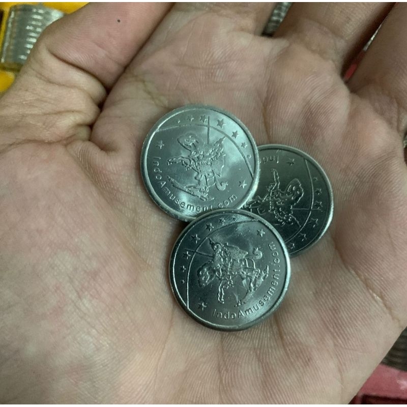 Koin Kuda 23.6mm untuk mesin capit dan mainan koin