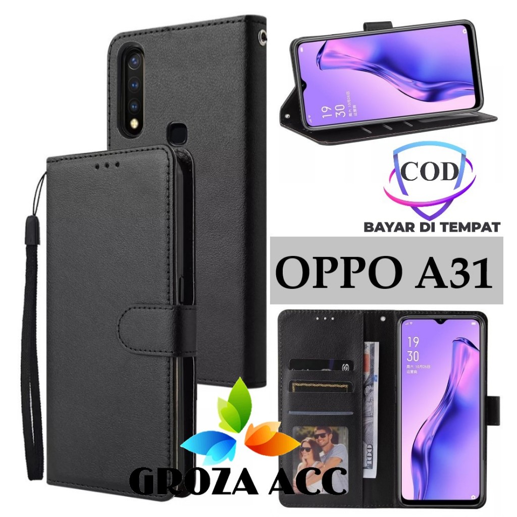 Flip Case OPPO A31 Case Wallet Kulit Casing Dompet Case Wallet Leather Flip Case OPPO A31 Casing hp 