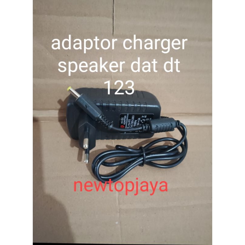 adaptor charger untuk speaker dat dt 123