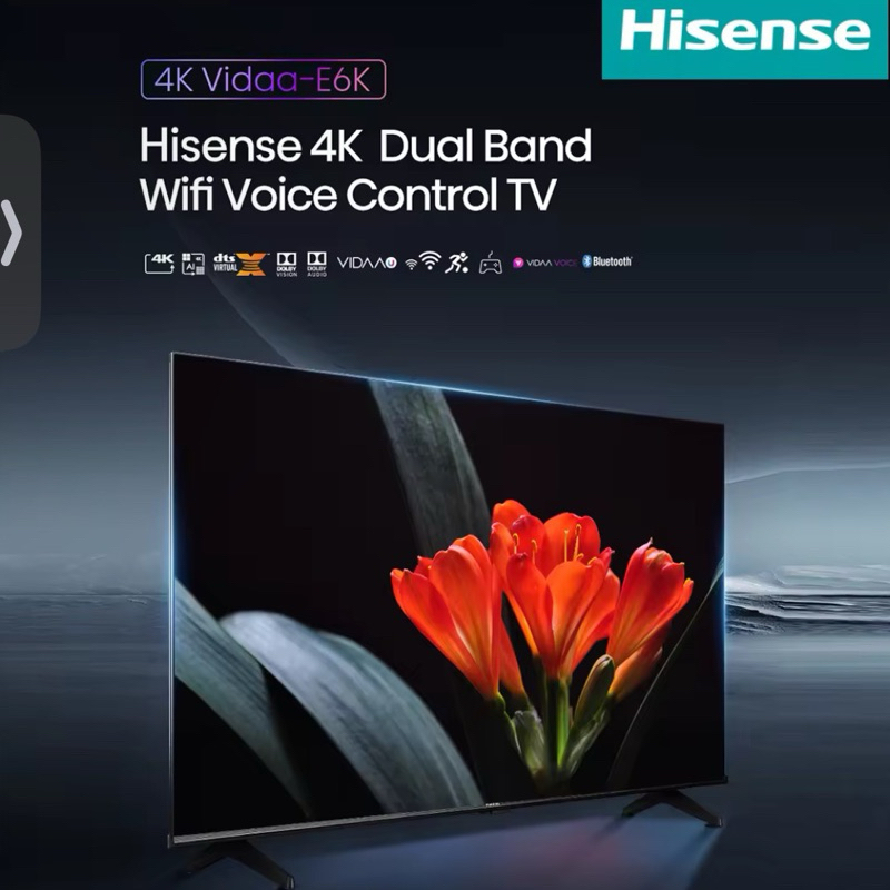 Hisense Smart TV 50 55 inch 50E6K 55E6K 55E6H 50E6H E6H 50 E6  55 E6 50E6 55E6 Ultra HD UHD 4K Smart