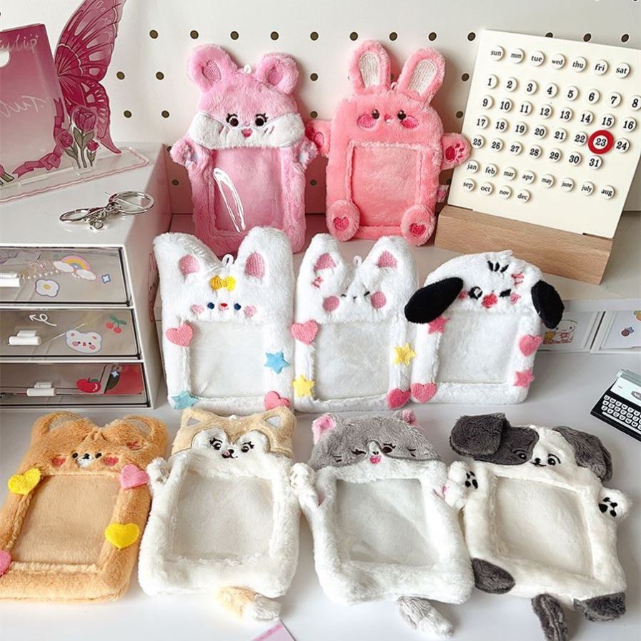 

Tempat Photocard Kelinci Mewah Lucu Dengan Gantungan Kunci Pelindung Kartu Kredit ID Bank 3inch Idol Photo Pelindung Case Alat Tulis Siswa