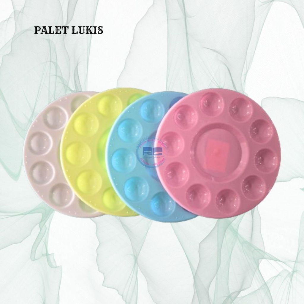 

PALET LUKIS 1PCS/PIRING CAT BULAT/PALET MURAH