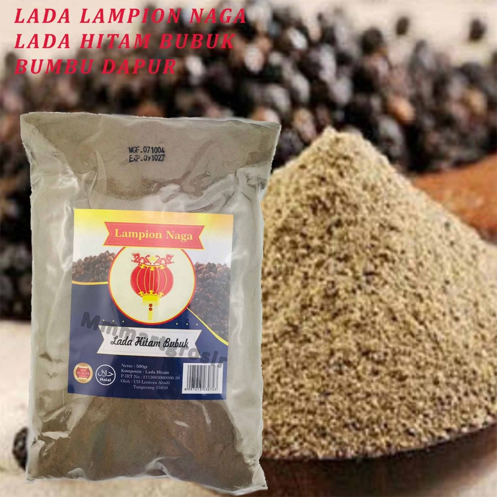

Lada Lampion Naga / Bubuk Lada Hitam / Bumbu Dapur / 500gr