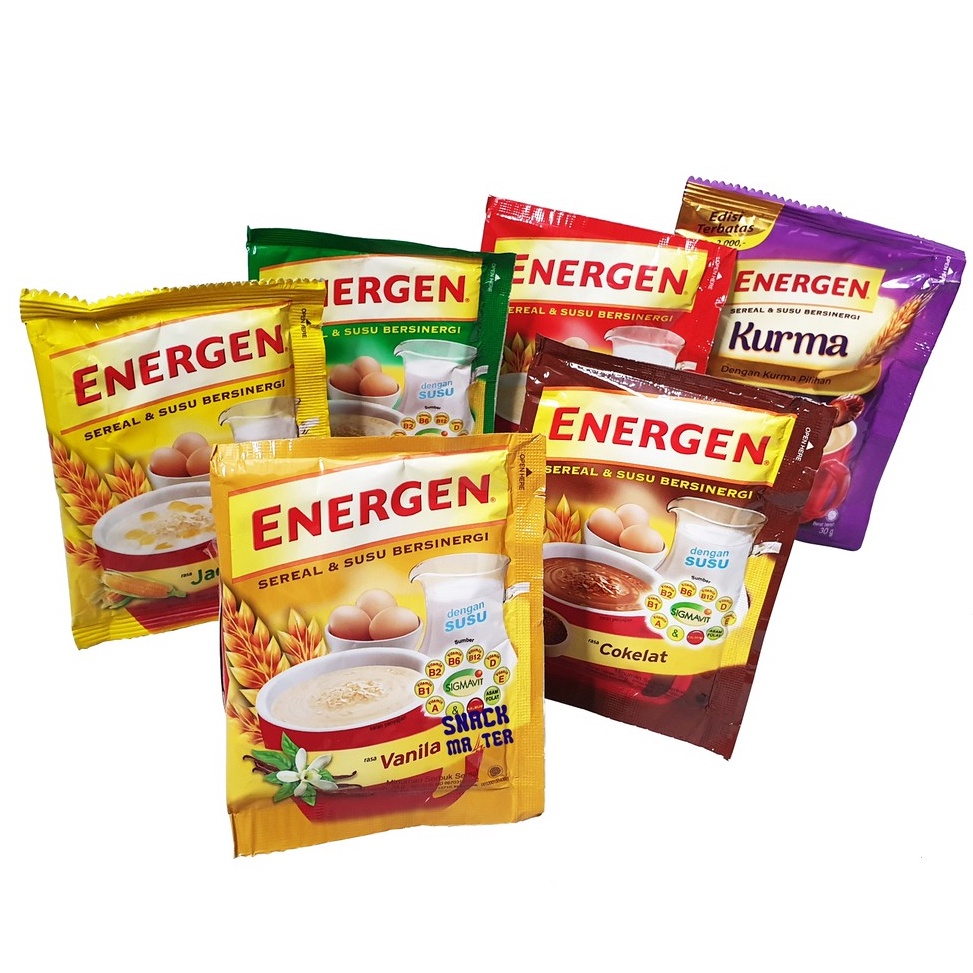 

[☮N74@] Energen Sereal isi 10 pcs vanila coklat kacang hijau [68]