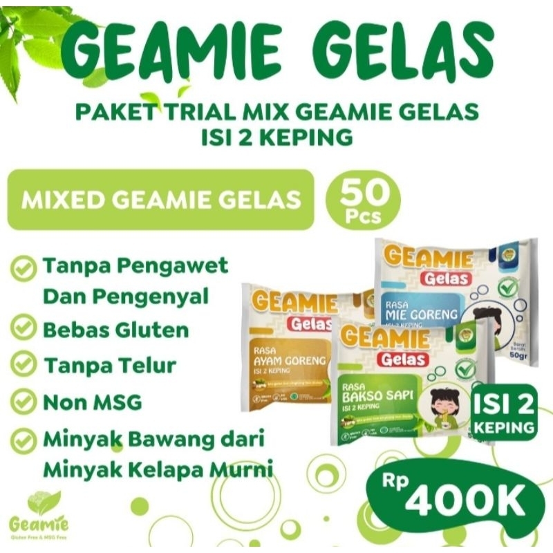 

Paket Ekonomis Geamie Gelas Jumbo 50pcs