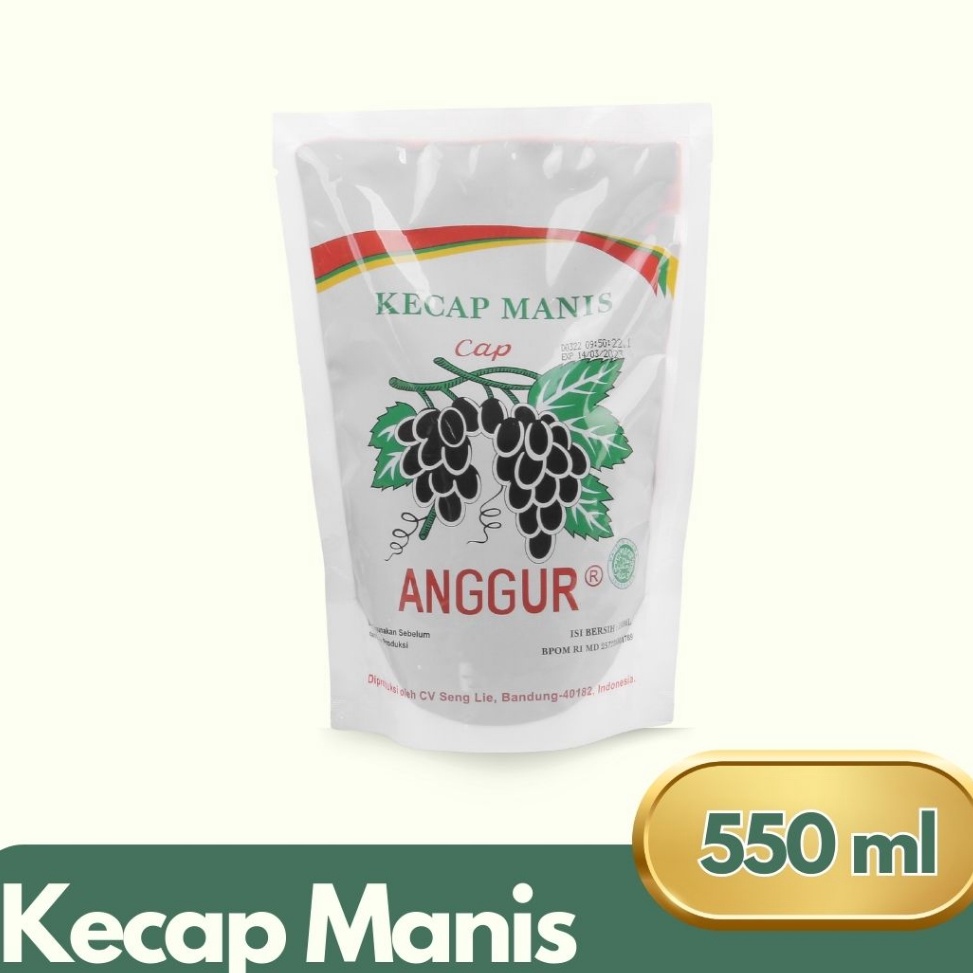 

D!skon Kecap Manis Refill 550ml Pouch Terlarizzz