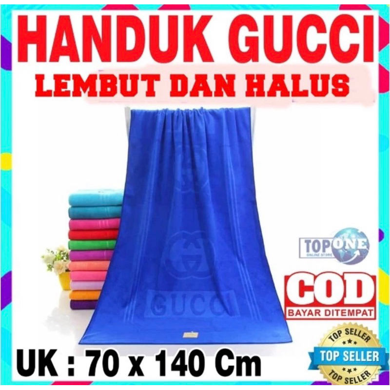 Handuk Gucci Dewasa / Handuk Mandi Dewasa Motif Gucci Ukuran 80x150/ Handuk Gucci 80x150cm