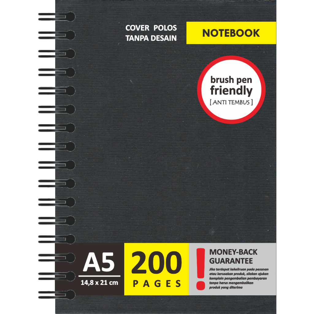 

NOTEBOOK BUKU CATATAN Sketsa Sketch Book A5 Softcover STANDARD Version