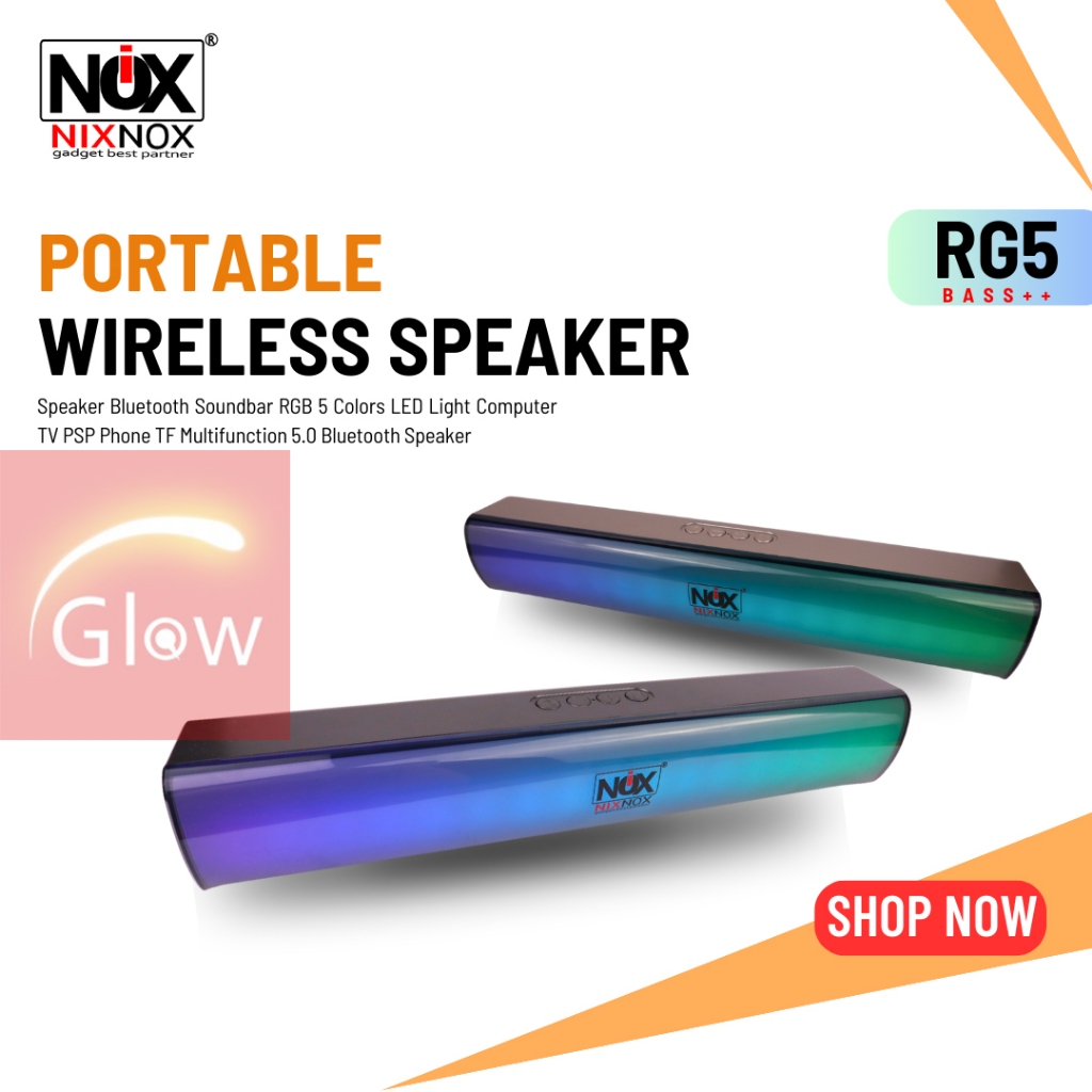 Speaker Bluetooth Soundbar Nixnox RG5