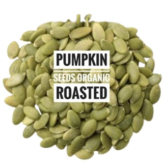 

500g PUMKIN SEEDS ORGANIC ROASTED / KUACI KUPAS PANGGANG 500GRAM / KUACI BIJI LABU KUPAS MATANG