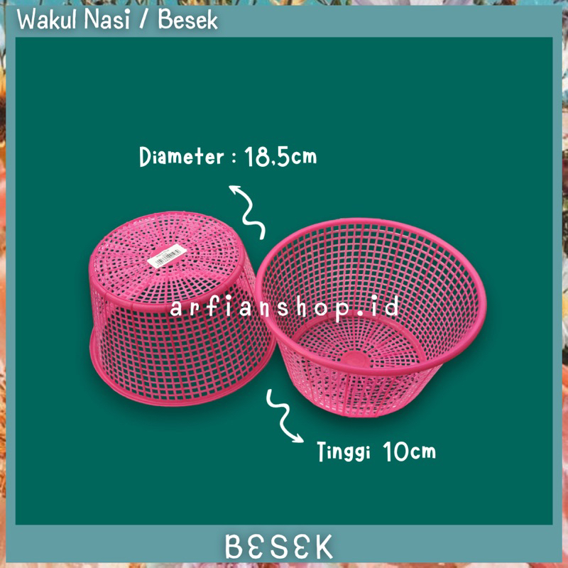 Keranjang Mini Plastik / Besek Plastik / Wakul Telur