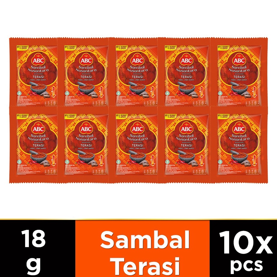 

[☼J49\] ABC Sambal Nusantara Terasi 10 x 18 g Discount