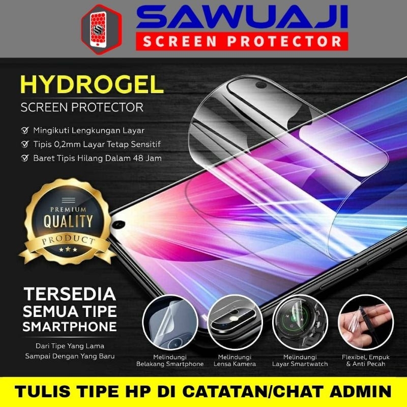 Antigores Hydrogel Pelindung Layar Hydrogel Asus Rog Phone/Rog Phone 2/Rog Phone 5s Pro/Rog Phone 5s