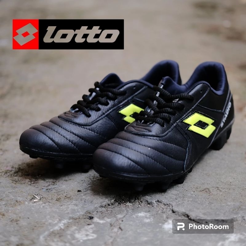 Sepatu bola kulit lotto stadio berkualitas