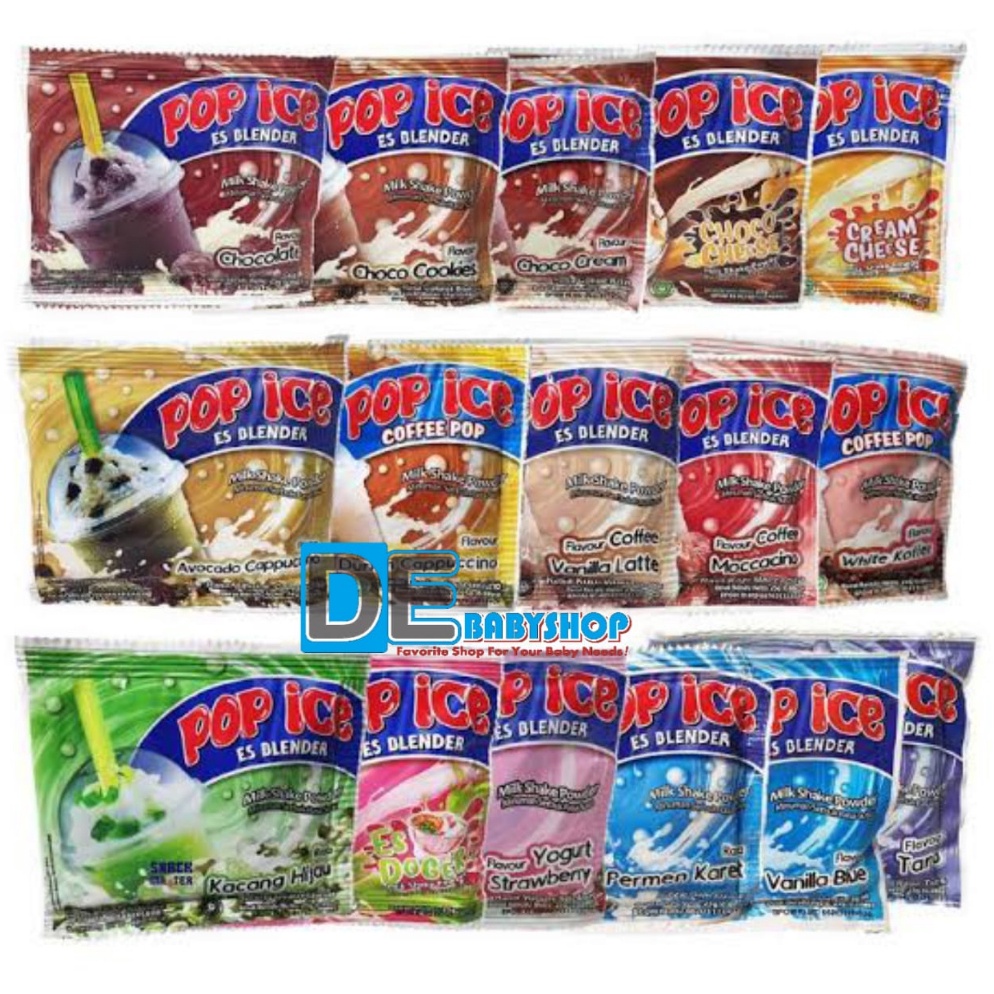 

45 POP ICE Aneka Rasa 1 Renceng Isi 10 Sachet | Minuman Bubuk 92