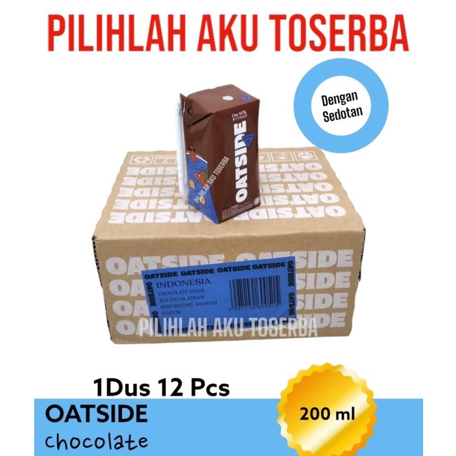 

YIYKQ OATSIDE CHOCOLATE SEDOTAN Susu Oat Milk 200ml - (1 DUS ISI 12 pcs) Ready
