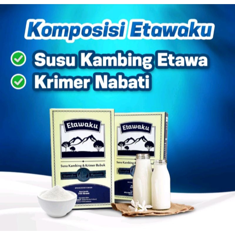 

ETAWAKY PLATINUM - Susu Etawa Atasi Sesak Nafas Nyeri Sendi